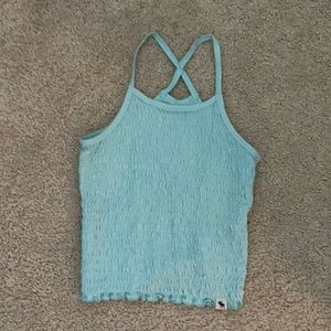 Kids blue crop top